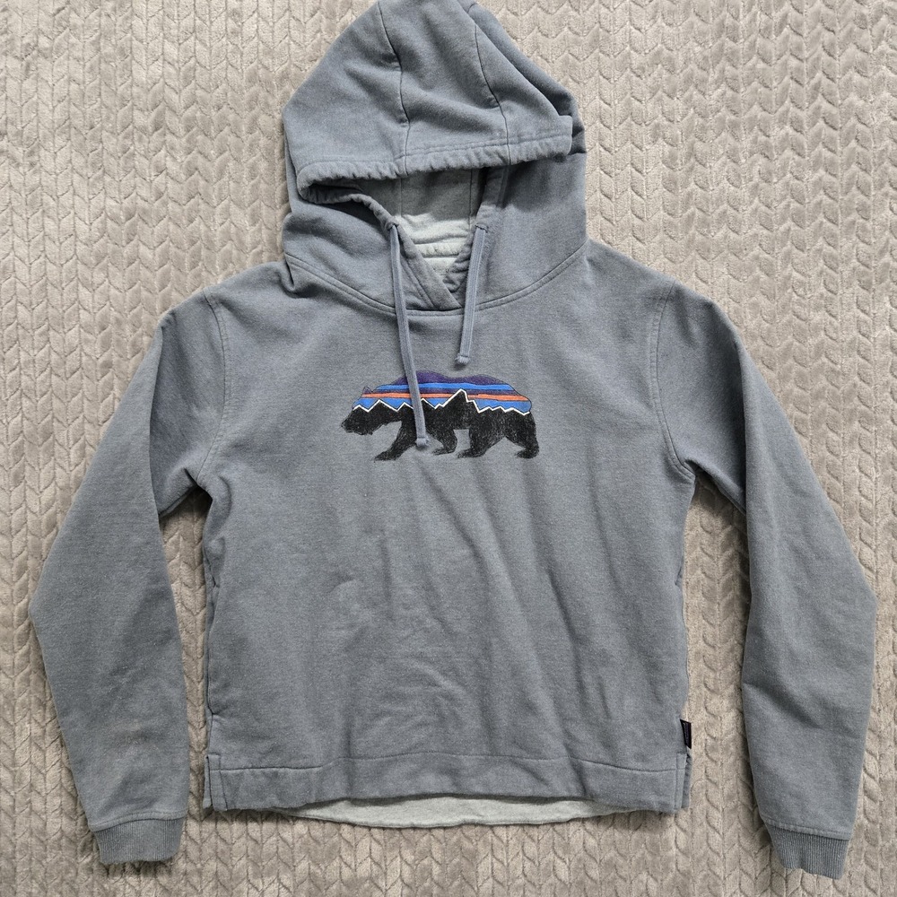 Patagonia Women's‎ Uprisal Hoody Size Medium Fitz Roy Bear Pockets Cozy Logo